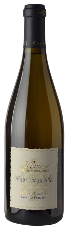 Saget la Perriere Vouvray Marie de Beauregard 2022 Front Bottle Shot
