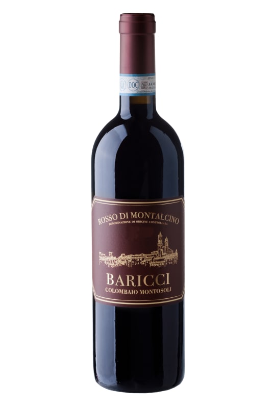 Baricci Montosoli Rosso di Montalcino 2019 Front Bottle Shot