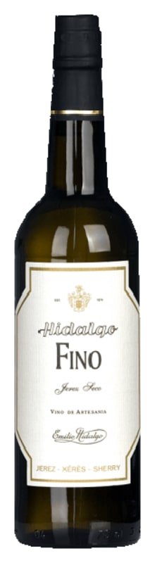Emilio Hidalgo Fino Sherry Front Bottle Shot