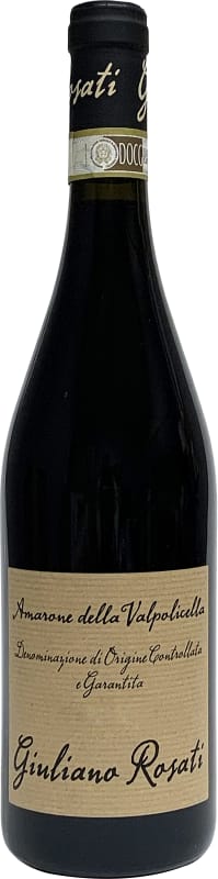 Giuliano Rosati Amarone della Valpolicella 2016 Front Bottle Shot