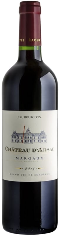 Chateau d'Arsac 2015 Front Bottle Shot