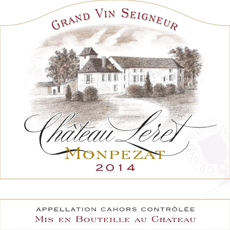 Chateau Leret Monpezat 2014 Front Label