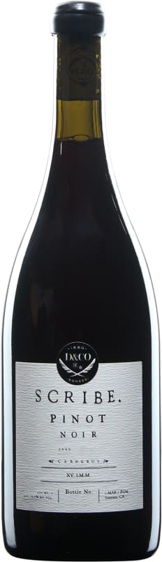 Scribe Carneros Pinot Noir 2024 Front Bottle Shot