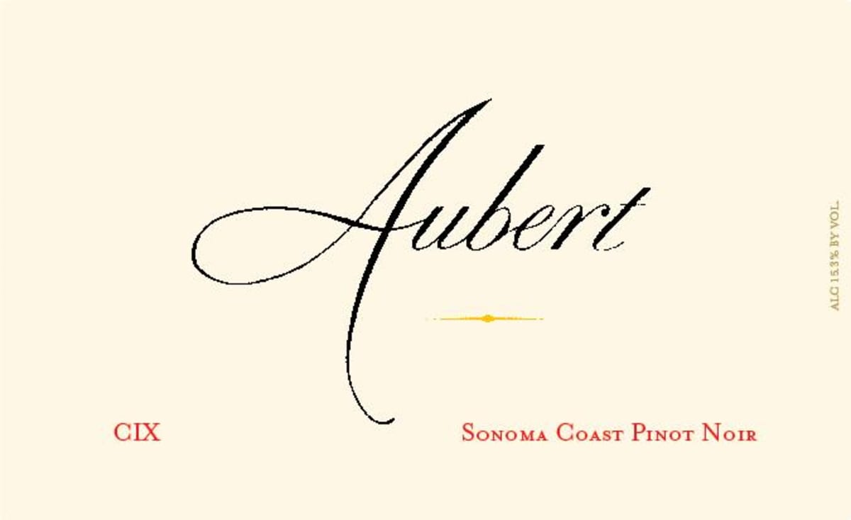 Aubert CIX Vineyard Pinot Noir (1.5 Liter Magnum) 2019 Front Label