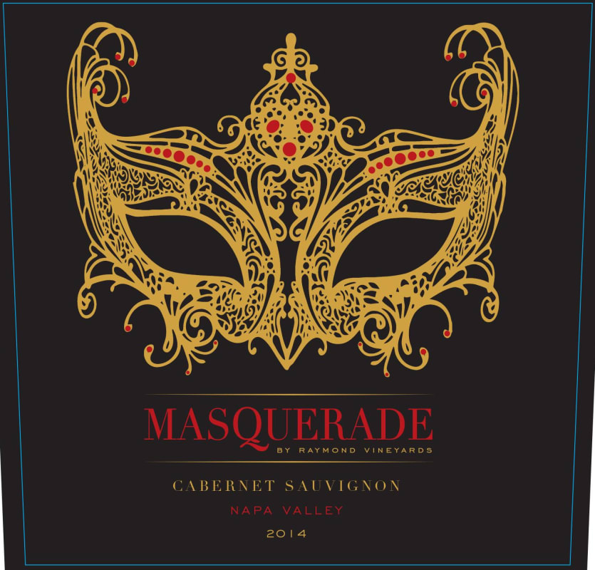 Masquerade Wine Company Cabernet Sauvignon 2014 Front Label