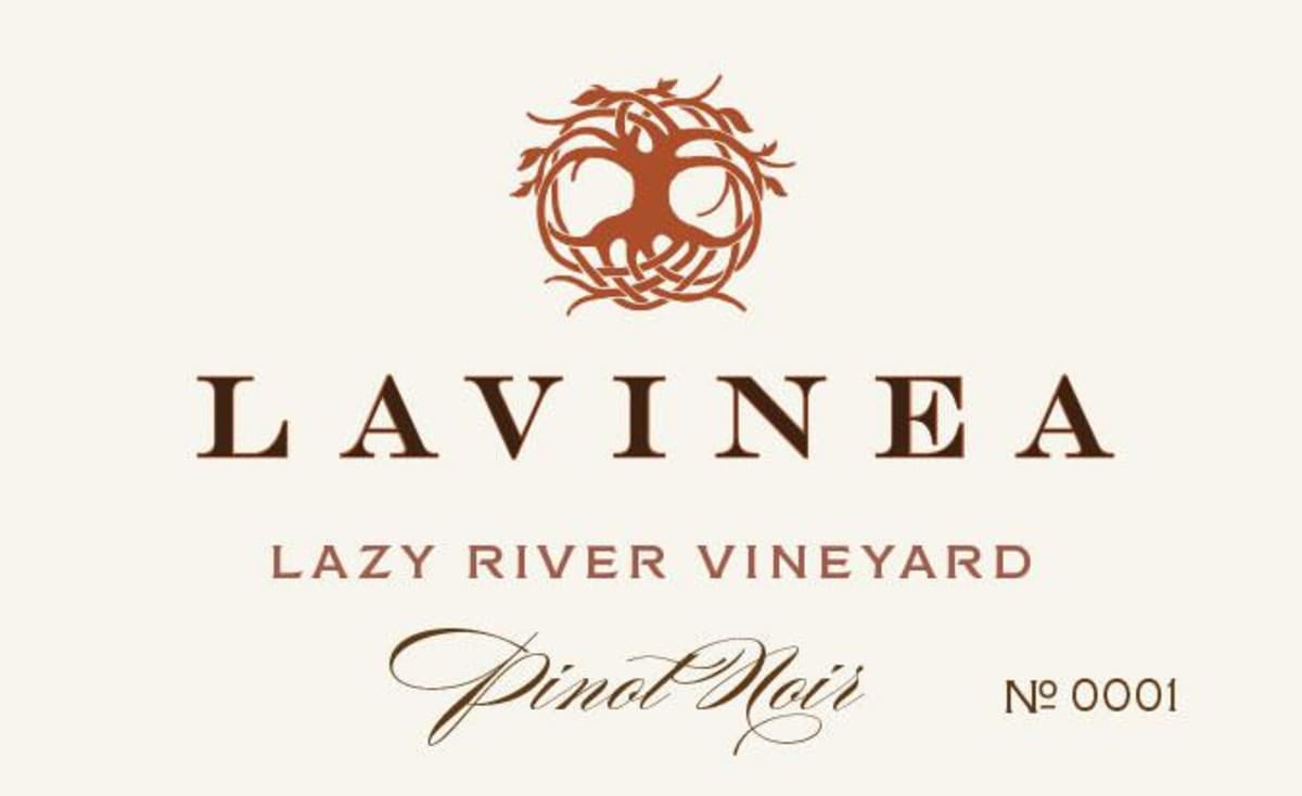 Lavinea Lazy River Vineyard Pinot Noir 2015 Front Label