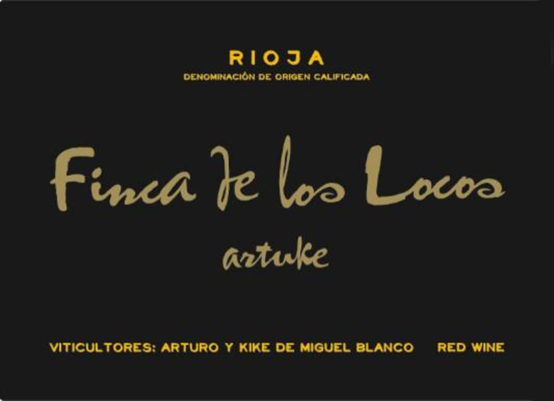 Artuke Finca de los Locos 2015 Front Label