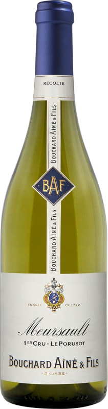 Bouchard Aine & Fils Meursault Le Porusot Premier Cru 2017 Front Bottle Shot