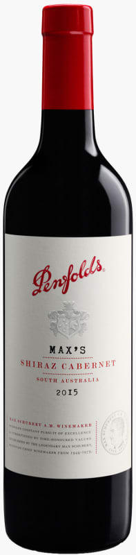 Penfolds Max's Shiraz-Cabernet Sauvignon 2015 Front Bottle Shot