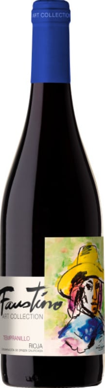 Faustino Art Collection Tempranillo 2021 Front Bottle Shot