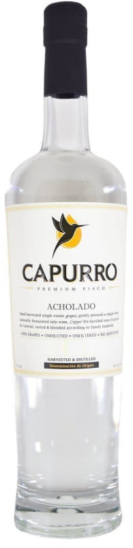 Capurro Acholado Pisco 2022 Front Bottle Shot