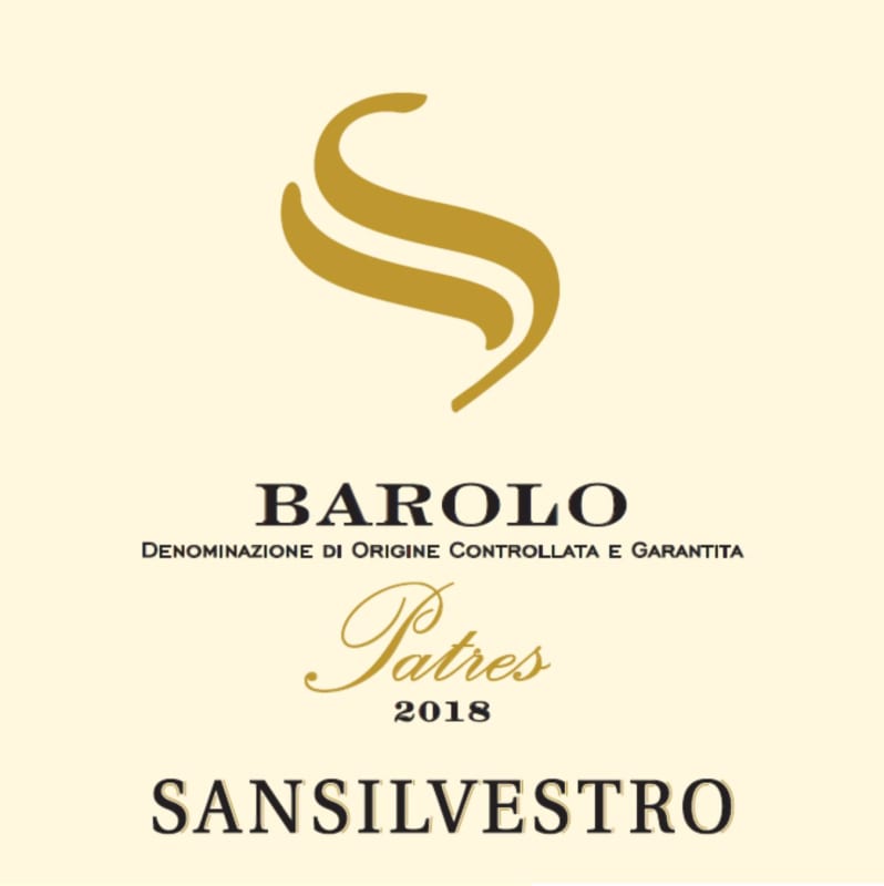 San Silvestro Cantine San Silvestro Barolo Patres 2018 Front Label