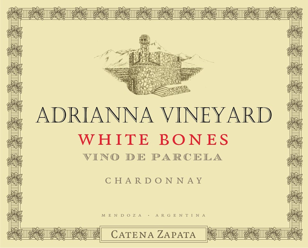 Catena Zapata Adrianna Vineyard White Bones Chardonnay (1.5 Liter Magnum) 2022 Front Label