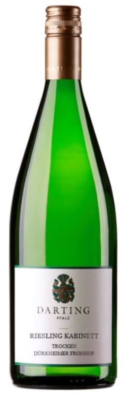 Weingut Darting Durkheimer Fronhof Riesling Kabinett Trocken (1 Liter) 2019 Front Bottle Shot
