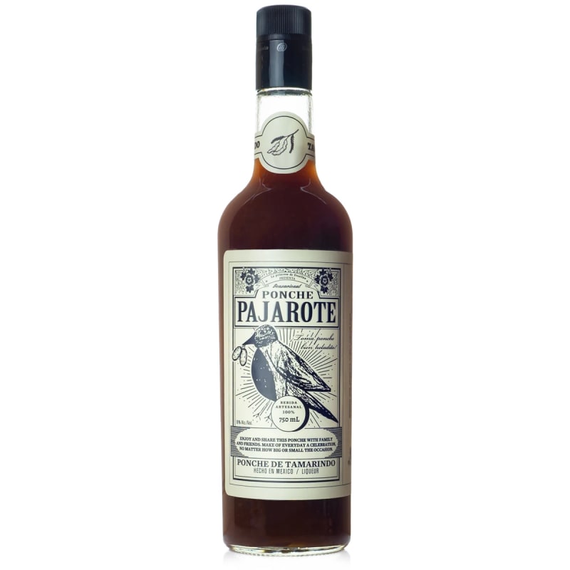 Ponche Pajarote Tamarindo Liqueur Front Bottle Shot