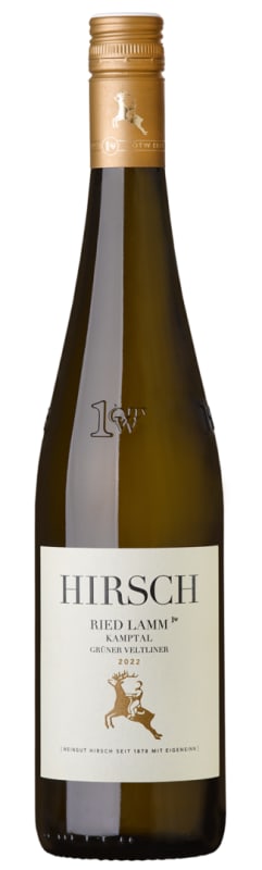 Weingut Hirsch Ried Lamm Erste Lage Gruner Veltliner 2022 Front Bottle Shot