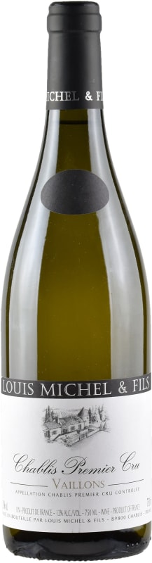 Louis Michel Chablis Vaillons Premier Cru 2020 Front Bottle Shot