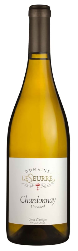 Domaine LeSeurre Unoaked Cuvee Classique Chardonnay 2017 Front Bottle Shot