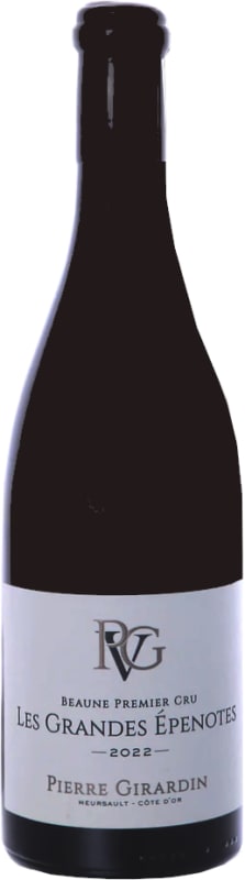 Pierre Girardin Beaune Blanc Les Grandes Epenottes Premier Cru 2022 Front Bottle Shot