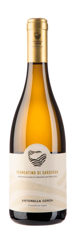 Antonella Corda Vermentino di Sardegna 2021 Front Bottle Shot