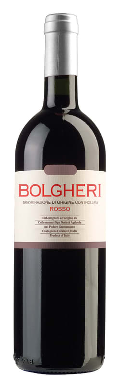 Podere Grattamacco Bolgheri Rosso 2024 Front Bottle Shot