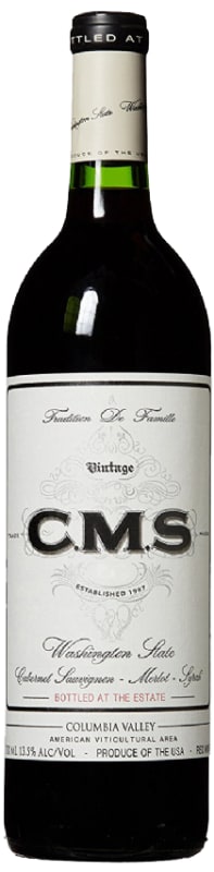 Hedges Family Estate CMS Red Blend 2016 Front Bottle Shot