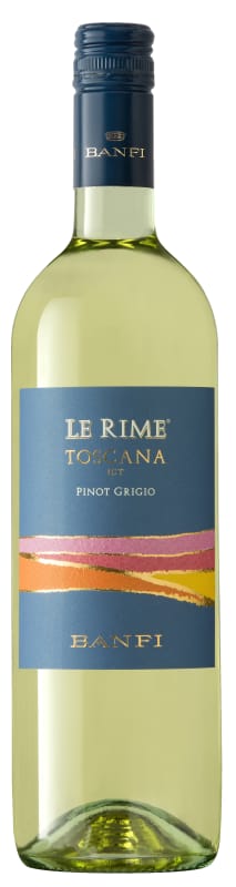 Banfi Le Rime Pinot Grigio 2018 Front Bottle Shot