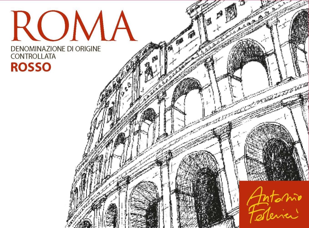 Vini Federici Rosso Roma 2019 Front Label