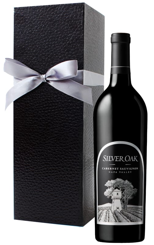 Silver Oak Napa Valley Cabernet Sauvignon with Black Gift Box Gift Product Image