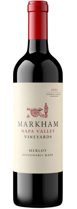 Markham Merlot 2022 Front Bottle Shot