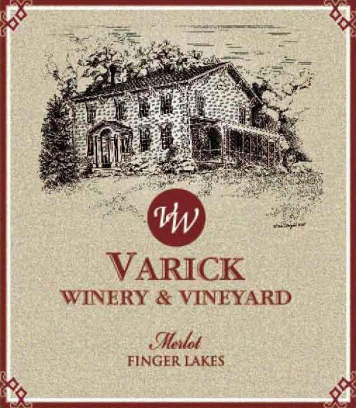 Varick Winery & Vineyard Merlot 2013 Front Label