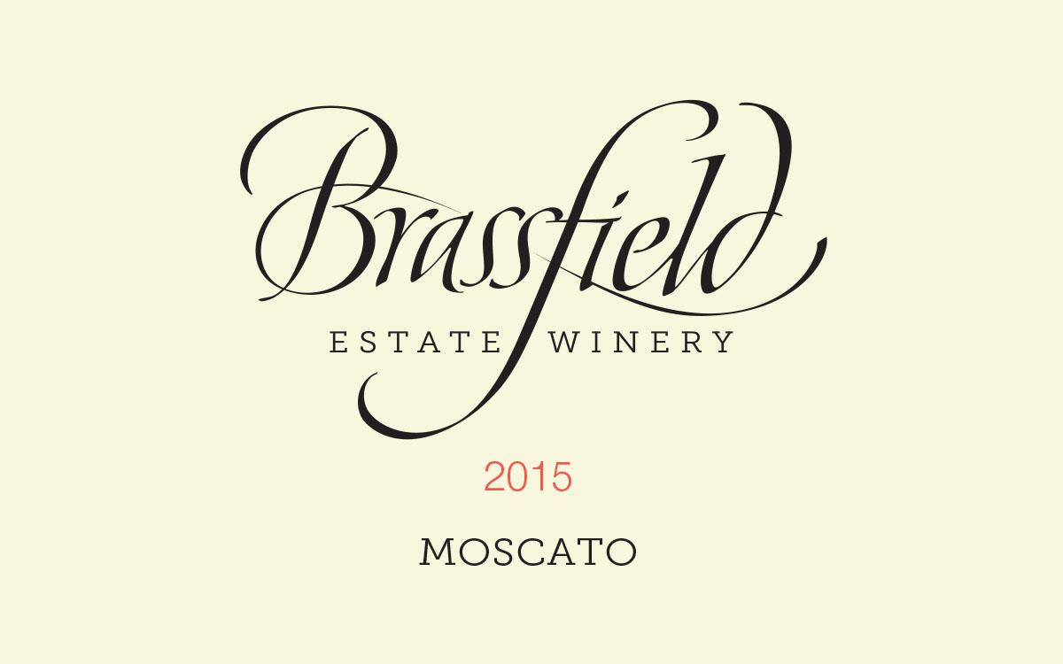 Brassfield Moscato 2015 Front Label