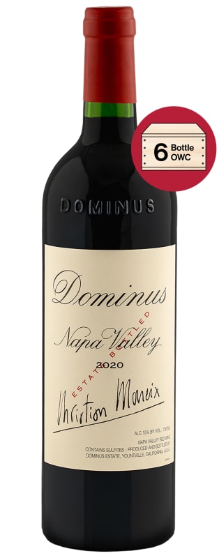 Dominus Estate (6 Bottles in OWC) 2020 Front Bottle Shot