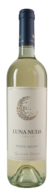 Luna Nuda Pinot Grigio 2020 Front Bottle Shot
