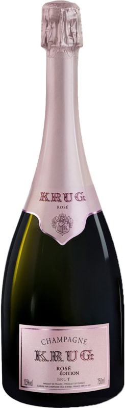 Krug Brut Rose (26th Ediiton) with Gift Box Front Bottle Shot