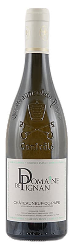 Domaine de Pignan Chateauneuf-du-Pape Blanc 2014 Front Bottle Shot