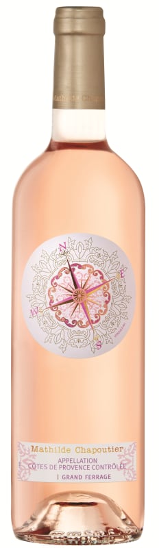 Mathilde Chapoutier Cotes de Provence Rose 2018 Front Bottle Shot