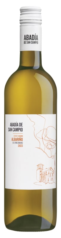 Terras Gauda Abadia de San Campio Albarino 2023 Front Bottle Shot