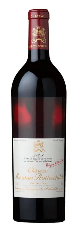 Chateau Mouton Rothschild 2009 Front Bottle Shot