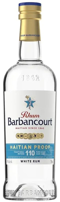 Rhum Barbancourt Haitian Proof Rhum Blanc Front Bottle Shot