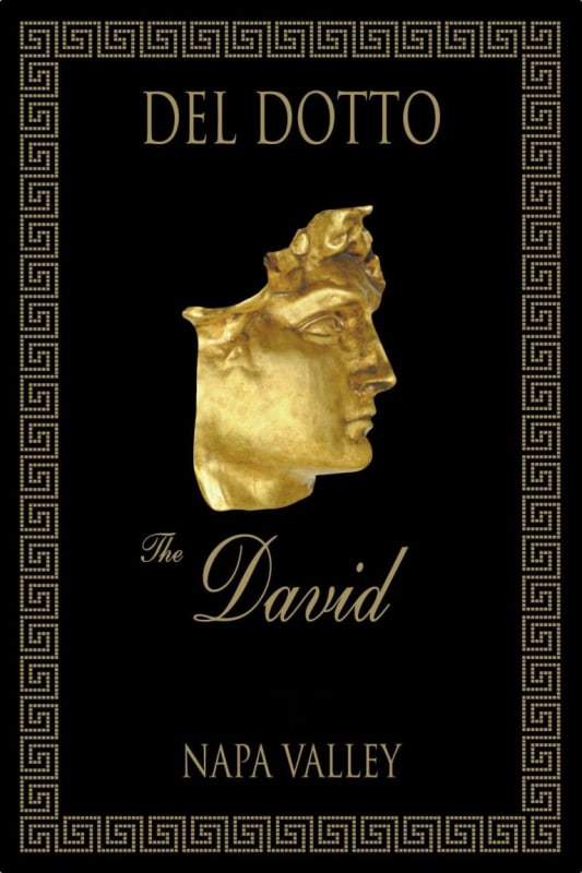 Del Dotto The David (6 Liter Bottle) 2002 Front Label