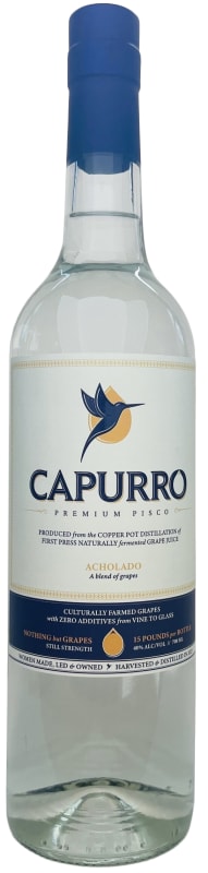 Capurro Acholado Pisco (700ML) 2023 Front Bottle Shot