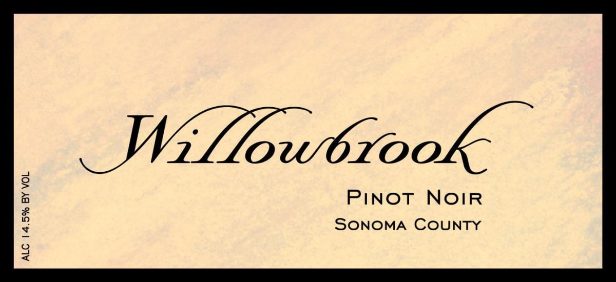 Willowbrook Cellars Pinot Noir 2008 Front Label
