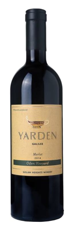 Yarden Odem Vineyard Merlot (OK Kosher) 2014 Front Bottle Shot
