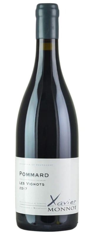 Xavier Monnot Pommard Les Vignots 2017 Front Bottle Shot