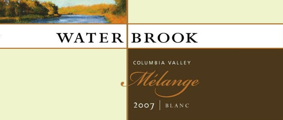 Waterbrook Melange Blanc 2007 Front Label