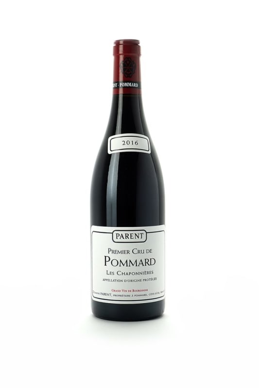 Domaine Parent Pommard Les Chaponnieres Premier Cru 2016 Front Bottle Shot