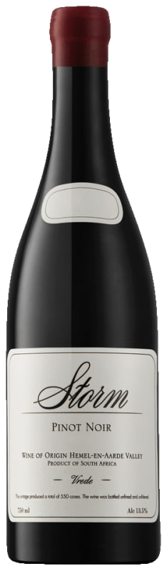 Storm Vrede Pinot Noir 2020 Front Bottle Shot