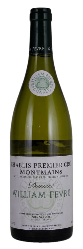 William Fevre Chablis Montmains Premier Cru 2017 Front Bottle Shot