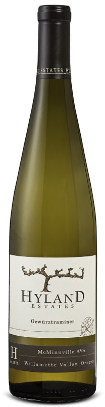 Hyland Estates Old Vine Gewurztraminer 2014 Front Bottle Shot